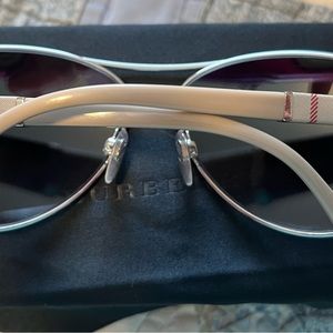 Burberry Mirror Tint Aviator Sunglasses